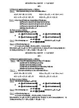 Đề kiểm tra Đại số Lớp 10 - Kết thúc chương 1